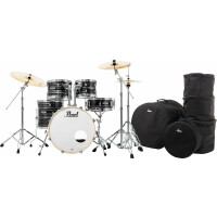 Pearl Export EXX705NBR/C778 Drumkit Graphite Silver Twist Set mit Taschen