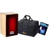 Meinl Percussion Snarecraft Series Snare Cajon 100 Special Edition Red Burst Set