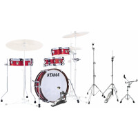 Tama LJK48P-BRM Club-Jam Pancake Burnt Red Mist Set inkl. Hardware