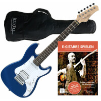 Rocktile Sphere Junior E-Gitarre 3/4 Blau + Gitarren-Schule