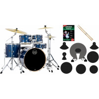 Mapex Venus Stage Drumkit Blue Sky Sparkle Starter Set