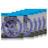 D'Addario EXL115 Medium/Blues-Jazz Rock - 5er Pack