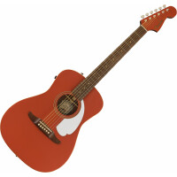 Fender Malibu Player Fiesta Red - 1A Showroom Modell (Zustand: wie neu, in OVP)