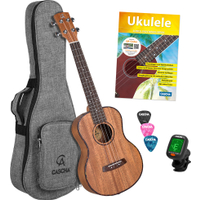 Cascha 2049 Set De Ukulele Tenor De Caoba