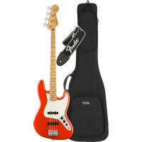 Fender Player II Jazz Bass MN Coral Red Set