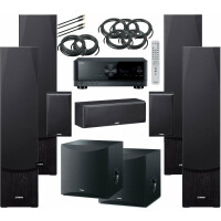 Yamaha TSR-700 / NS-F51 7.2 Dolby Surround Anlage Set