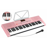 McGrey LK-6120-MIC Leuchttasten-Keyboard mit Mikrofon pink - Retoure (Zustand: sehr gut)