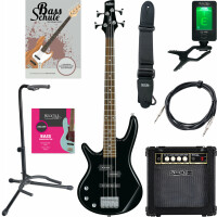 Ibanez GSRM20L-BK Lefthand E-Bass Black Starter Set