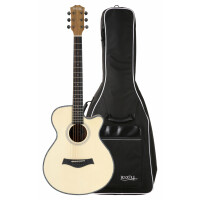 Rocktile WSC-100C NT Guitarra acústica western Set con funda acolchadas