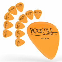 Rocktile Yellow Pick/plectro pack de 12 medium