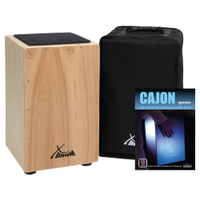 XDrum Cajon Primero Natur inkl. Cajonschule und Tasche  - Retoure (Zustand: gut) 