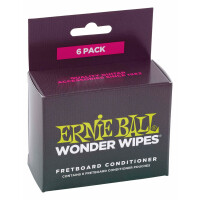 Ernie Ball 4276 Wonder Wipes Fretboard Conditioner 6er Pack