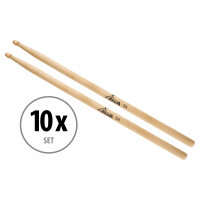 10 Paar XDrum Schlagzeug Sticks 5A Wood Tip