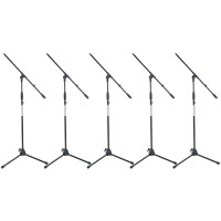 Pronomic MS-116 Mikrofonständer mit Galgen 5er Set