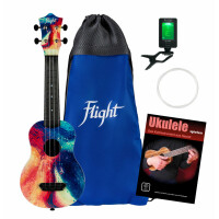 Flight UTS-40 Swirl Ultra Travel Ukulele Set