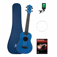 Flight TUC35 Dark Blue Travel Konzert Ukulele Set