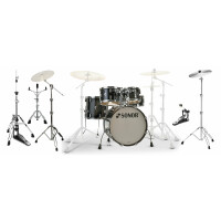 Sonor AQ2 Studio Shell Set Transparent Black inkl. Hardware