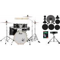 Pearl Export EXX705NBR/C31 Drumkit Jet Black Beginner Set