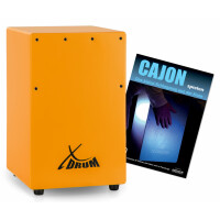 XDrum KC-37OG Cajon per bambini, arancione e guida (in tedesco)