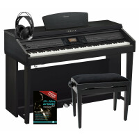 Yamaha CVP-701 B Clavinova Digitalpiano Schwarz Matt SET inkl. Bank + Kopfhörer + Klavierschule