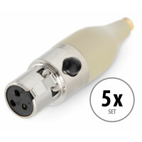 Pronomic Funk-Adapter L5 5x Set