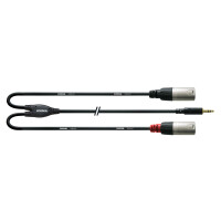 Cordial CFY 1,8 WMM XLR Adapterkabel 1,8 m Schwarz