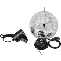 Eurolite Spiegelbolset 20 cm Met LED-Spot