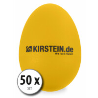 50x Kirstein ES-10Y Egg Shaker giallo Heavy Set