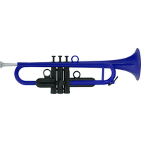 Classic Cantabile PTP-10BL MardiBrass Plastic Bb Trumpet, Blue - Return (Condition: Very Good)