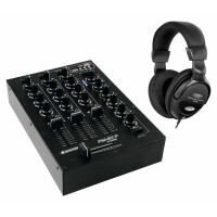 Omnitronic PM-311P DJ Mixer mit Player Set