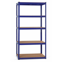 Stagecaptain Heavyrack Lagerregal Holzböden Blau, max. 875 kg - Retoure (Verpackungsschaden)