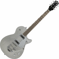 Gretsch G5230T Electromatic Sparkle Jet FT Single-Cut with Bigsby Silver Sparkle