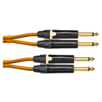 Cordial CEON DJ PLUG O 1,5m Klinkenkabel Orange