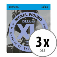 D'Addario EXL116 Medium Top/Heavy Bottom 3x Set