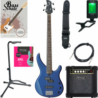 Yamaha TRBX174 E-Bass Dark Blue Metallic Set