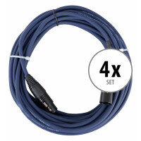 Pronomic Stage DMX3-10 DMX-kabel 10m SET 4x