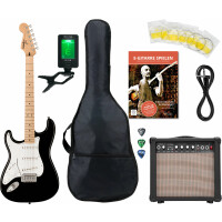 Squier Sonic Stratocaster LH Black Starter Set