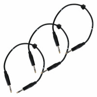 Set van 3 Pronomic Stage INSTS-0,5 klinkkabel 0.5 m stereo