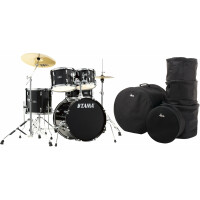 Tama ST50H5-BNS Stagestar Drumkit Black Night Sparkle Taschen Set