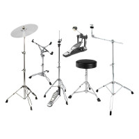 XDrum HP-Semi5S Hardware Batteria Acustica Pack 6 pezzi con sgabello