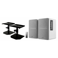 Edifier Studio R1280T WS 2.0 Lautsprechersystem Stativ Set White