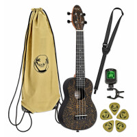 Ortega K2SS-OKC Keiki Superscale Ukulele Pack Orange Kaleidoscope