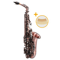 Classic Cantabile Winds AS-450 antique redsaxophone alto en Mib set