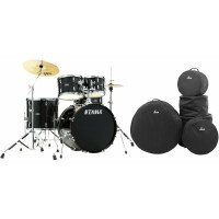 Tama ST52H5-BNS Stagestar Drumkit Black Night Sparkle Taschen Set