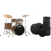 Tama IP52H6W-CTW Imperialstar Drumkit Coffee Teak Wrap Set inkl. Gigbags