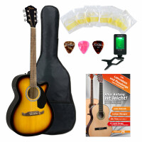 Fender FA-135CE Concert 3-Color Sunburst Starter Set