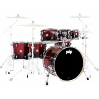 PDP Concept Maple Shell Set Red to Black Fade