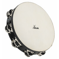 XDrum TMF10-BK 10" Tamburello con pelle