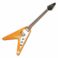 Epiphone 1958 Korina Flying V (White Pickguard) Aged Natural