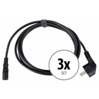 Pronomic EUIEC-3 cable para conexion a red 3m 3x set